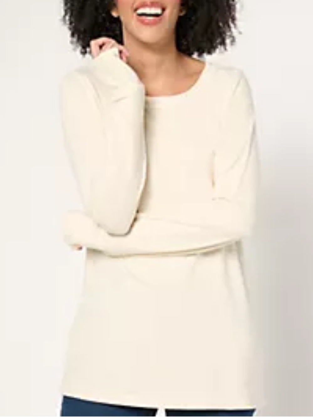 Belle by Kim Gravel Slub Knit Bateau Neck LongSlv Top
BIRCH Size 2X